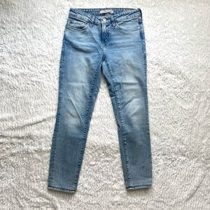 NWOT Mavi Adriana Mid Rise Super Skinny Jeans Sz 26 Short Inseam 26 Light Blue